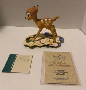 Bambi Purty Flower Retired Purty Flower Box & COA 1993 Disney Collectibles - Bild 1 von 24