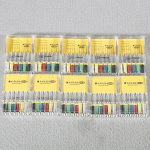 Dental Endo Root Canal File K-Files 25mm Stainless Steel #15-40 Hand File 6/PK - Picture 1 of 17