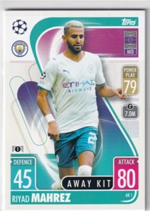 Topps Match Attax Champions League Extra 21/22 AK 1 Riyad Mahrez Away Kit - Picture 1 of 1