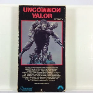 Uncommon Valor VHS 1983 Gene Hackman Patrick Swayze Robert Stack Fred Ward - Picture 1 of 11
