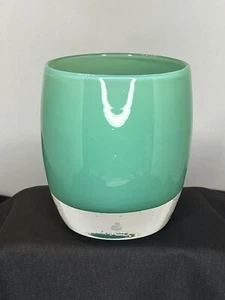 GLASSYBABY - STRENGTH - GREEN VOTIVE CANDLE HOLDER - Picture 1 of 4