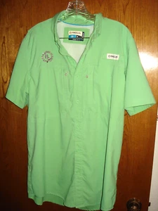 Magellan  Mens Button Up/Short Sleeve Fishing Shirt Sz M  HOB Embroidered Emblem - Picture 1 of 3