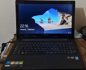 Notebook Lenovo G50-70 15.6" HD 500GB + SDD 128GB 12GB RAM Intel Core i3 - Foto 1 di 5