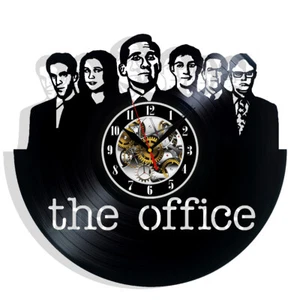The Office TV Series Vinyl Wall Clock Gift Birthday Holiday Art Home Room Decor - Picture 1 of 5