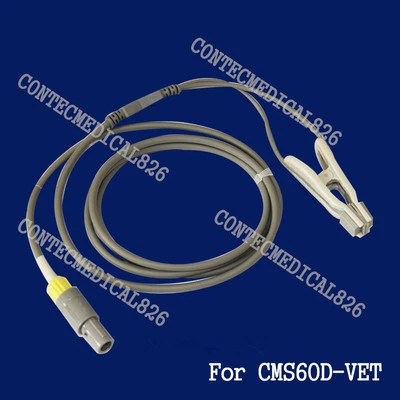 CON-TEC Veterinary SPO2 Probe Tongue/Ear Animal SPO2 sensor For CMS60D-VET