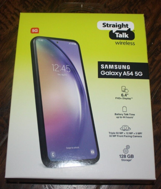 Straight Talk Samsung Galaxy A23, 5G, 64GB, 4GB Ram, Black - Prepaid  Smartphone [Locked to Straight Talk] 