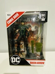 McFarlane Toys DC Multiverse Green Arrow Injustice Comic Book /Action figure New - Picture 1 of 5