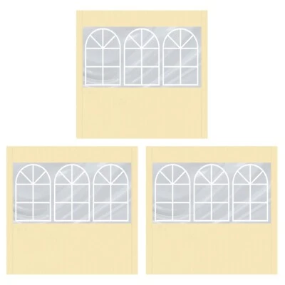 STRONG CAMEL Pop up Canopy Tent SIDE WALL ONLY Fit Straight Leg 2x2m Tent 3pcs Pack w Window