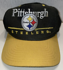 Vintage 90s Eastport Pittsburgh Steelers NFL Football Snapback Hat