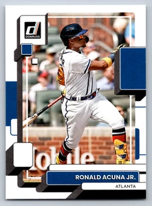 2022 Donruss #121 Ronald Acuna Jr. Atlanta Braves Baseball Card - Picture 1 of 2