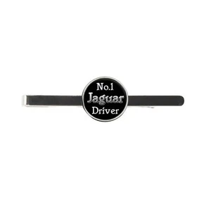 No.1 Jaguar Driver Men's Tie Slide Bar Birthday Wedding Or Father Day Gift C446 - Picture 1 of 1