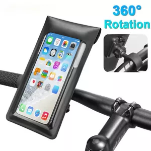 Impermeable Bicicleta Motocicleta Teléfono Bolsa Pantalla Táctil Soporte Manillar - Imagen 1 de 13