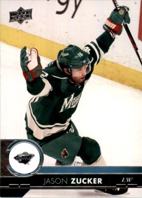 2017-18 Upper Deck Jason Zucker Minnesota Wild #96 NHL Hockey Card - Image 1 of 2