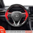 Hand stitched Car Steering Wheel Cover For Toyota Camry Corolla Leather Suede