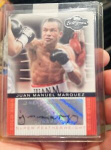 JUAN MANUEL MARQUEZ 2008 TOPPS CO SIGNERS SOLO SIGS