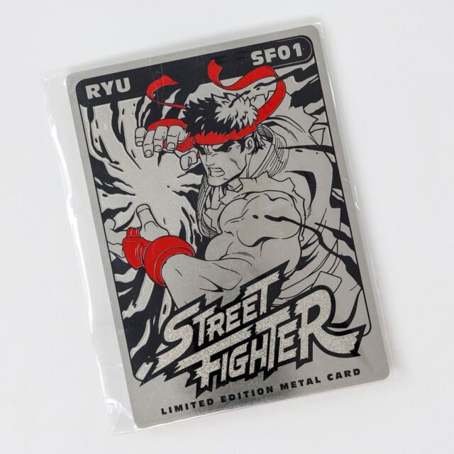 Street Fighter Ryu Hoshi vs. Vega Metal 2-Pack Official Movie Fighters 1994  MOC