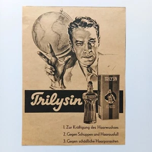 1940 Trilysin Haarwasser Frisör Promonta Hamburg Werbeanzeige Werbung Reklame - Bild 1 von 1