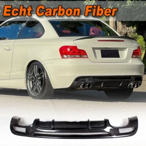 Difusor trasero difusor faldón trasero carbono paquete BMW E82 E88 07-13 M 4 tubos de escape - Imagen 1 de 10