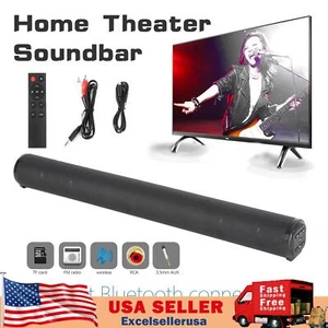 Bluetooth Surround Sound Bar 4 Speaker System Wireless Subwoofer TV Theater Home - Picture 1 of 12