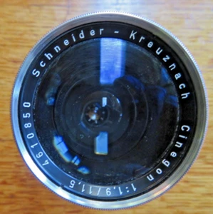 Lente Schneider-Kreuznach Cinegon F1.9 11.5mm montaje C - Imagen 1 de 10