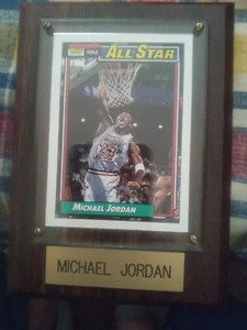 Limited Edition Sports Collectibles Michael Jordan Plaque Card Holder Vintage - Picture 1 of 5