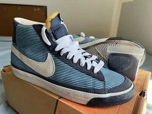 Blazer Nike Rayas Medias Azul/Blanco Talla 12W/10.5M - Imagen 1 de 8