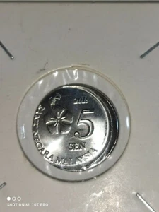 ERROR COIN MALAYSIA 5SEN 2019 YEAR - Picture 1 of 2