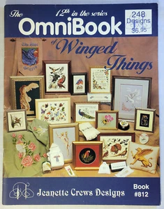 Jeanette Crews Designs: THE OMNIBOOK OF WINGED THINGS ~ Cross Stitch Book #812 - Picture 1 of 2