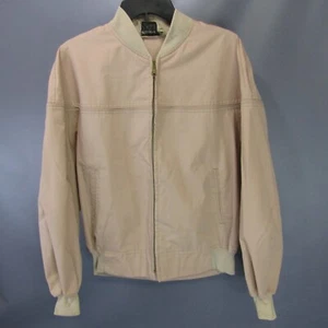 Vintage Wedgefield Blade Collar Jacket Men's Size L Khaki Tan Large Bomber Coat - Imagen 1 de 12