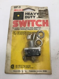 SWITCH Toggle On/Off 2-Screw 20amp Heavy Duty McGill BP-3 - Picture 1 of 3