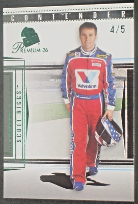 Scott Riggs 2006 Press Pass Premium Emerald Parallel #EB25 (4/5) - Image 1 of 2