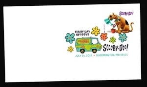 US 5299 Scooby-Doo DCP FDC 2018 - Picture 1 of 1