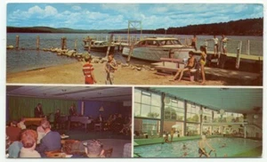 Laconia NH Margate Lakefront Resort Rt.3 Postcard New Hampshire - Picture 1 of 2