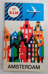 Vintage KLM Amsterdam Advertising Travel Brochure Book - Picture 1 of 12