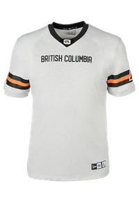 Men's BC Lions New Era CFL Replica Road Football Blank Jersey - Fog - Picture 1 of 2