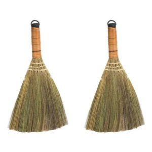 2PCS Hand Broom Small Whisk Brooms Vietnamese Household Dust Long Service Life - Picture 1 of 12