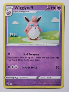 Tarjeta Pokémon Wigglytuff 111/264 casi nueva/m - arte ganchillo Asako Ito - Fusion Strike - Imagen 1 de 2