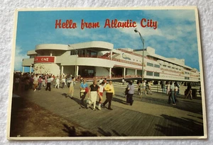 Hello From Atlantic City, New Jersey Postcard (B1) - Picture 1 of 2