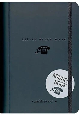Little Black Address Book  -  Peter Pauper Press Unique Office Supply NEW - Image 1 of 2