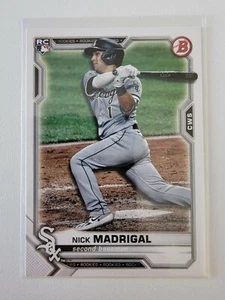 NICK MADRIGAL RC 2021 21 BOWMAN #77 ROOKIE WHITE SOX  - Picture 1 of 2
