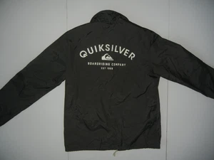 QUIKSILVER BOARD-RIDING Classic Gray BUTTON-UP JACKET Surf Skate Coat Men's XL - Picture 1 of 9