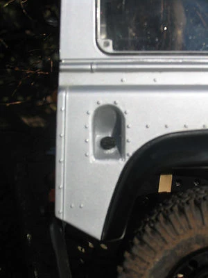 Scale fuel filler for 1/10 RC4WD land rover defender D90 hard body IKkeTech 4x4 - Image 1 of 4