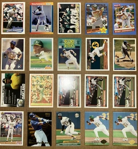 Rickey Henderson Lot 31 Karten Oakland als Yankees Topps Fleer Inserts schönes Lot! - Bild 1 von 10