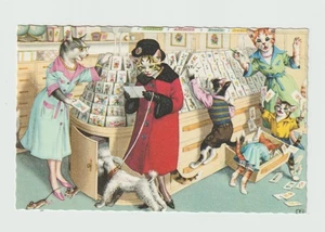 Alfred MAINZER. Humanized Cats. CPA 8576. - Picture 1 of 2