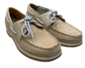 Zapato Sperry Boat Para Hombre Dorado 2 Ojos Gris 10.5M 0219491 Top Siders (LEER) - Imagen 1 de 11