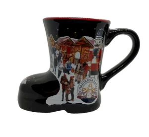 2024 Chicago Christkindlmarket Holiday Weihnachten Tasse - Schwarz & Rot Stiefel Tasse - Bild 1 von 4