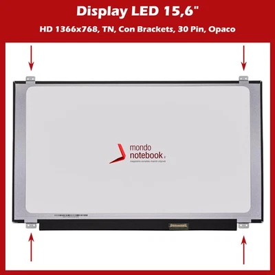 LG Display LED 15,6" (1366x768) HD 30 Pin DX N156BGA-EA2 N156BGA-EB2 B156XTN04.6