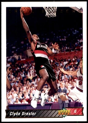 Clyde Drexler 1992-93 Upper Deck #230 Trail Blazers NBA READ FREE SHIPPING - Image 1 of 2