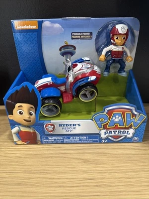 Paw Patrol Ryder's Rescue ATV автомобиль и фигурка классическая [первое издание] игрушка VHTF - Изображение 1 из 4