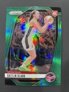 2024 Panini WNBA Prizm CAITLIN CLARK Green Prizm Rookie Card RC, Fever ๐๐๐๐ฅ - Picture 1 of 6